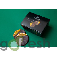 Chipsuri din portocală în ciocolată naturală 100g Chipsuri din portocală în ciocolată naturală 100g