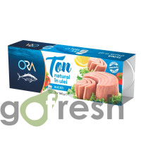 ORA Ton natural bucati in ulei 3x160g